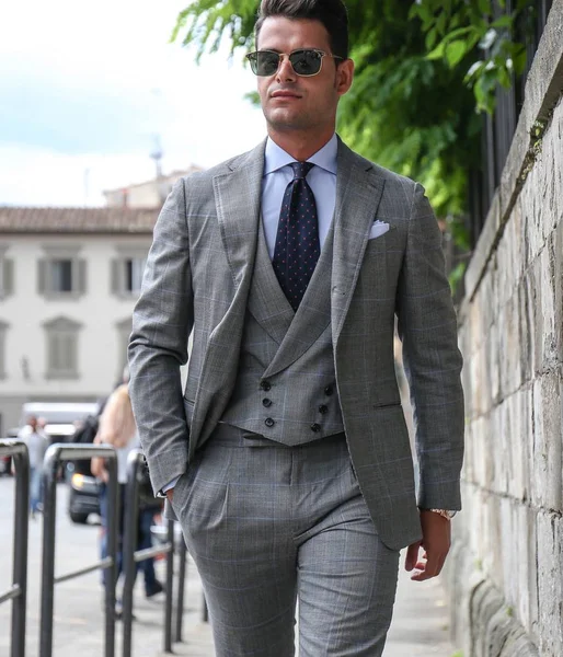 Florencia Junio 2018 Frank Gallucci Calle Durante Pitti — Foto de Stock