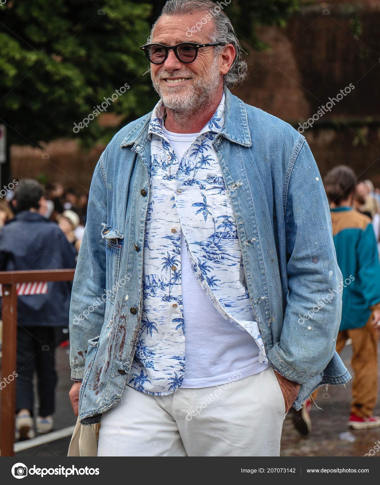 Florence June 18 Alessandro Squarzi Street Pitti Stock Editorial Photo C Delsignore Florence June 18 Alessandro Squarzi Street Pitti Stock Editorial Photo C Delsignore