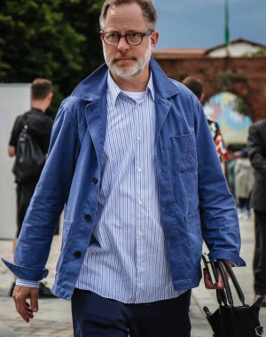 Floransa-13 Haziran 2018 Bruce Pask Pitti sırasında sokakta.