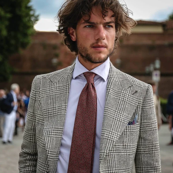 Florencia Junio 2018 Federico Beltrami Calle Durante Pitti — Foto de Stock