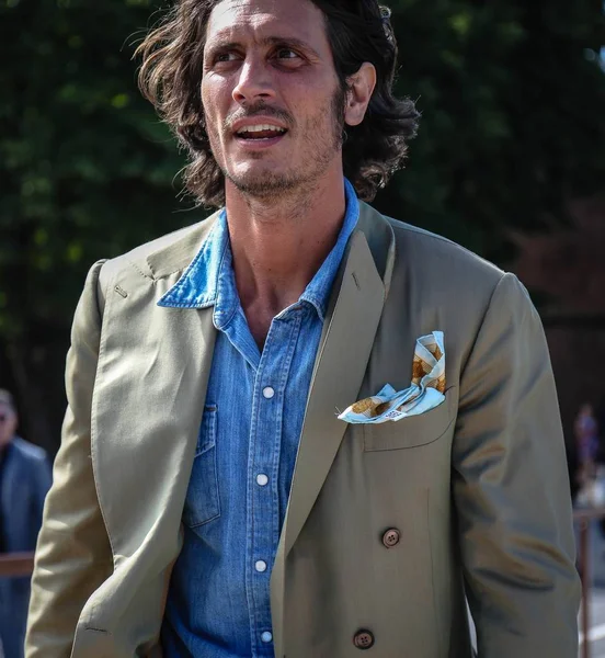 Firenze Giugno 2018 Sebastiano Guardi Strada Durante Pitti — Foto Stock