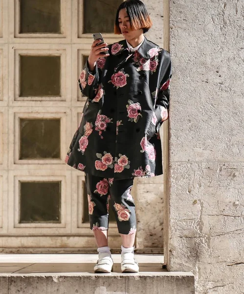 2018年9月26日 巴黎时装周期间街头男子 — 图库照片