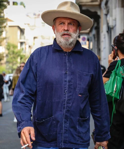 Milano Italien September 2018 Robert Rabensteiner Gatan Milan Fashion Week — Stockfoto