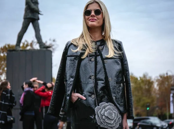 Paris Fransa Ekim 2018 Lala Rudge Paris Moda Haftası Sırasında — Stok fotoğraf