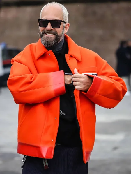 ストリートスタイルPitti｜Imagine uomo 8 January 2019 — ストック写真