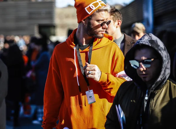 Streetstyle Pitti Uomo 10 January 2019 — Φωτογραφία Αρχείου