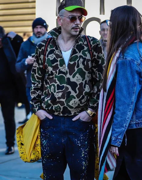 Streetstyle Pitti Uomo 10 January 2019 — Φωτογραφία Αρχείου