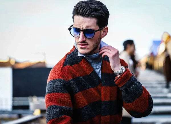 Streetstyle Pitti Uomo 10 January 2019 — Φωτογραφία Αρχείου