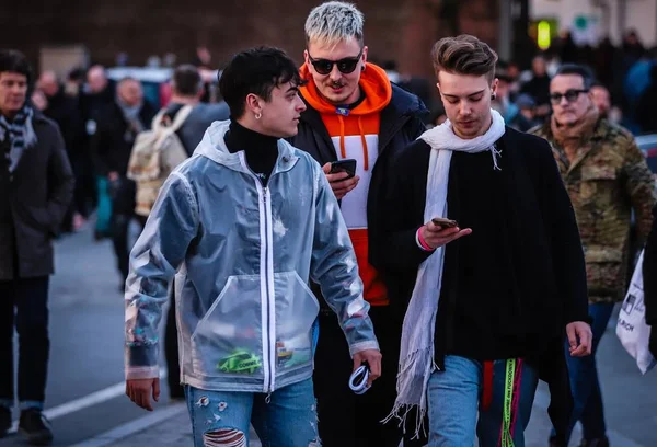 Streetstyle Pitti Uomo 10 January 2019 — Φωτογραφία Αρχείου