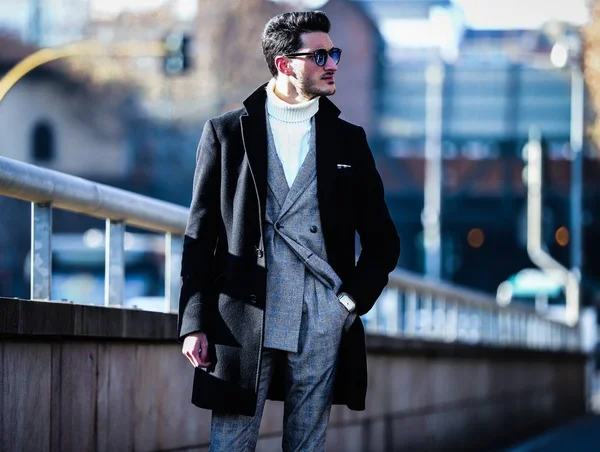 Streetstyle Pitti Uomo 11 enero 2019 —  Fotos de Stock