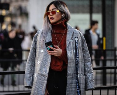 Londra Moda Haftası Streetsytle 15 Şubat 2019