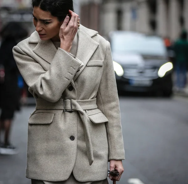 London Fashion Week Streetsytle 16 febbraio 2019 — Stockfoto