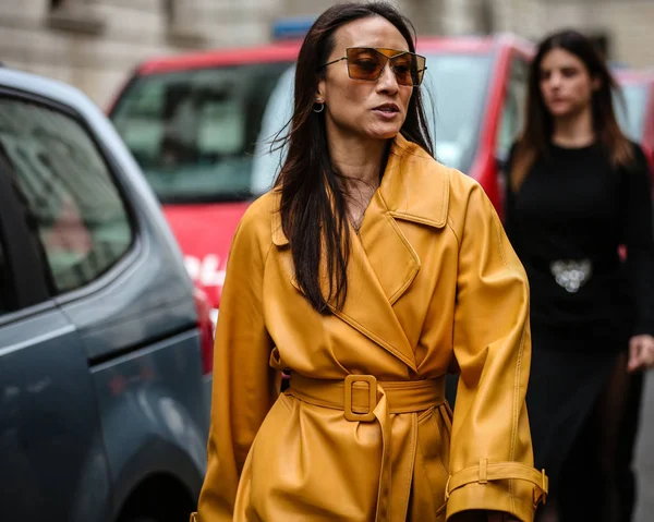 Londres Fashion Week Streetsytle 16 Febbraio 2019 — Fotografia de Stock