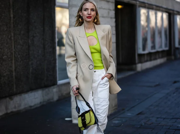 Londres Fashionweek Streetstyle 17 febraio 2019 —  Fotos de Stock