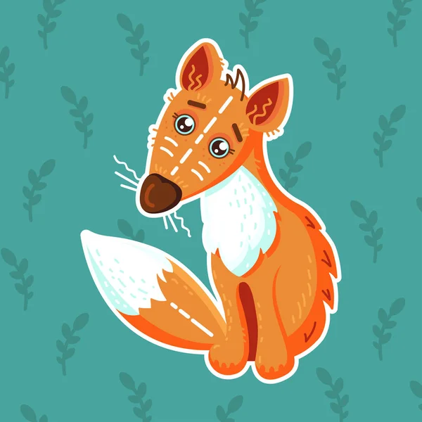 Küçük tilki vektör çizim