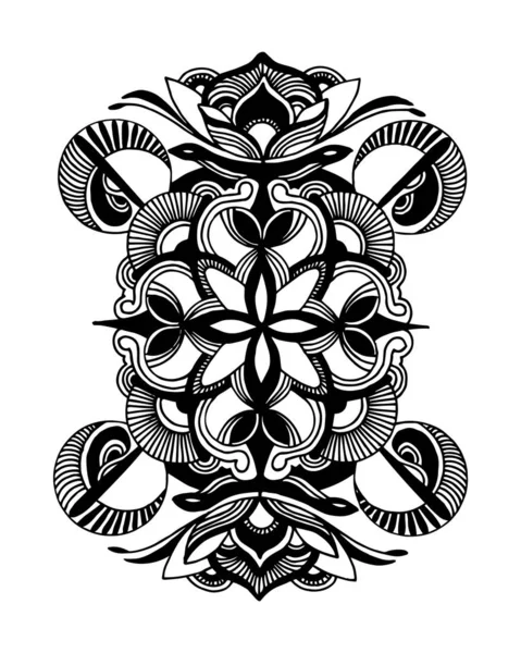 Dekoratif süs vektörü, desen