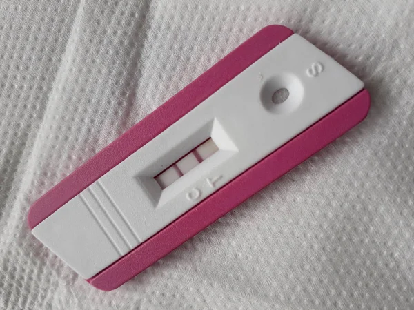 pregnancy test with positive result