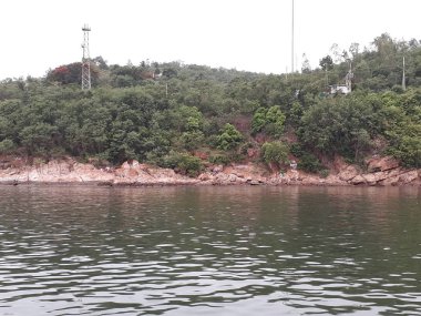 Visakhapatnam, Andhra Pradesh/Hindistan-27 Haziran 2018: Visakhapatnam Port Hindistan 'da işlenmiş kargo tarafından ikinci bir büyük liman