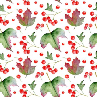 Şube e çilek kartopu, seamless modeli 