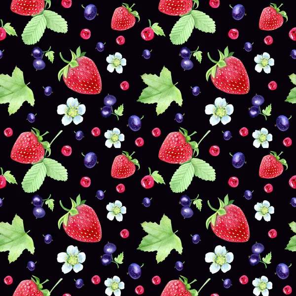 달콤한 여름 딸기 — 스톡 사진