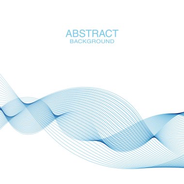 Soyut dalgalar arka plan, dalgalı çizgiler. Şeffaf çizgiler