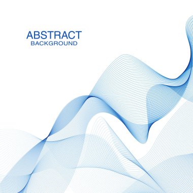 Soyut dalgalar arka plan, dalgalı çizgiler. Şeffaf çizgiler