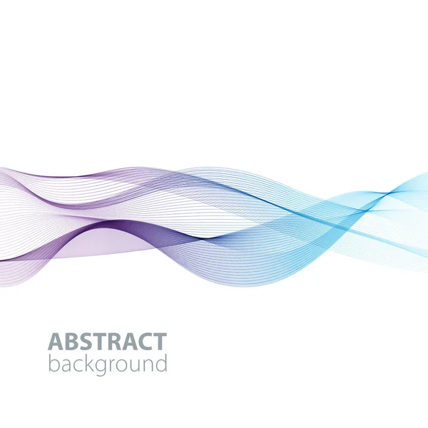 Beyaz arka planda soyut dalgalar. Saydam çizgiler