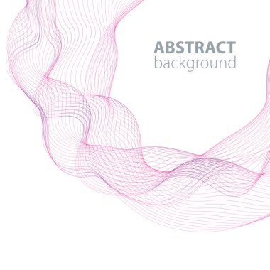 Mor soyut dalgalar arka plan, broşür, web sitesi, el ilanı tasarımı için dalgalı çizgiler. Saydam çizgiler.