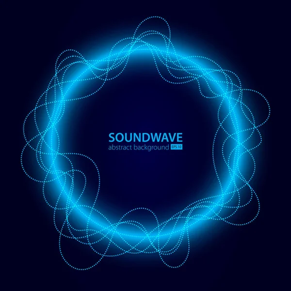 Soundwave Vector abstrakcyjne tło. Muzyka fal radiowych. Znak audio cyfrowy rekord, wibracje, puls i muzyka SOUNDTRACK. — Wektor stockowy