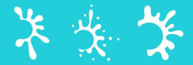 Süt çemberi rozeti ve sürgülü süt ürünleri etiketleri. Paket etiketleri için damlatılmış süt rozeti. Vektör seti