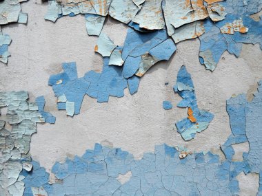 çizikler ve çatlaklar ile eski duvar sıva. Dokulu arka plan.