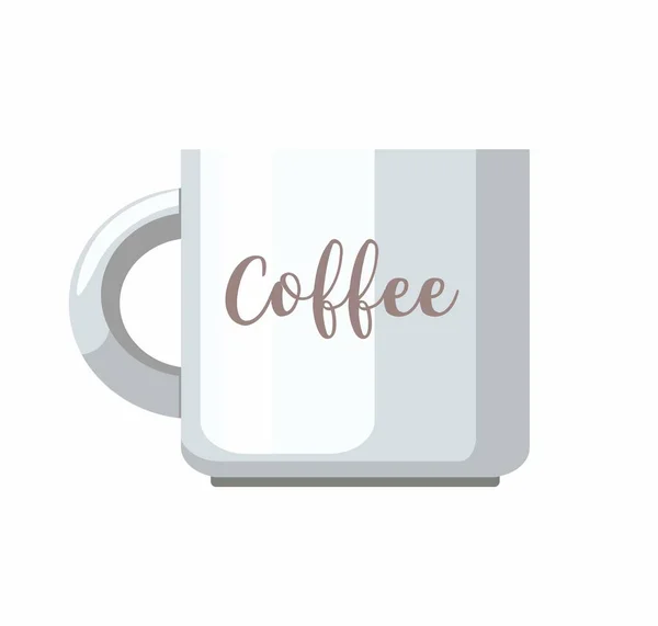 Kubek kawy na białym tle — Wektor stockowy