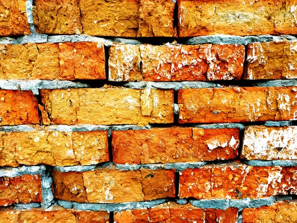 Old brick wall. Red brick. The texture of the wall. Painted surface. Uneven brick wall. Building\'s facade. abstract background. builds a concept.