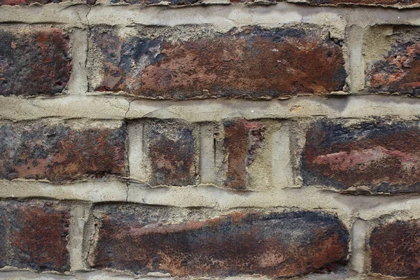 Abstract weathered textured brick wall background.