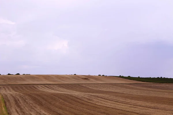 Campos rodantes de Moravia, República Checa.Hermoso paisaje.Hermosas tierras de verano . —  Fotos de Stock