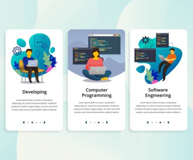 Programlama için vektör seti kullanıcı arabirimi kiti