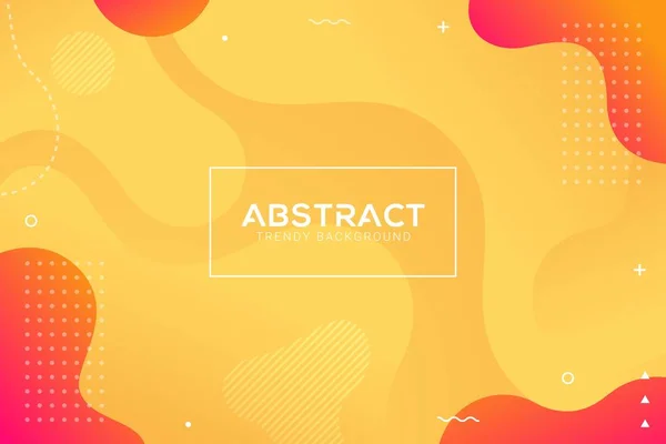 Dynamische Abstracte Golvende Lijn Trendy Kleurgradatie Achtergrond — Stockvector
