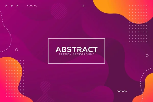 Dynamische Abstracte Golvende Lijn Trendy Kleurgradatie Achtergrond — Stockvector