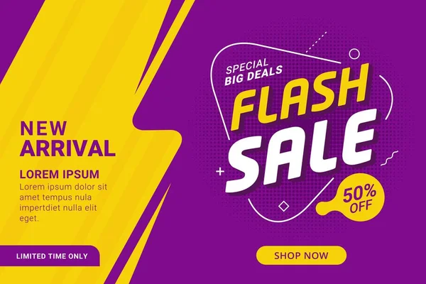 Flash satış indirim afiş şablonu iş için promosyon tasarımı