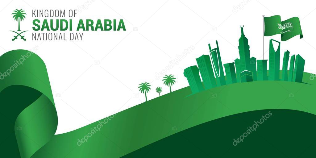 Saudi Arabia National Day Greeting Card