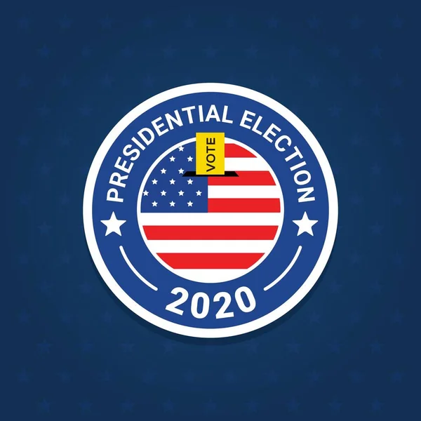 대통령 2020 United States America 대통령 2020 일러스트 — 스톡 벡터