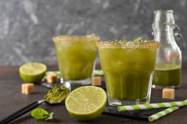 Matcha yeşil çay limonata