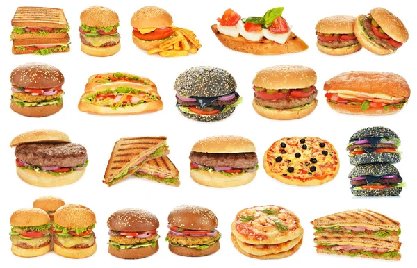 çeşitli gıda kolaj