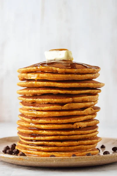 Pompoen pannenkoeken — Stockfoto