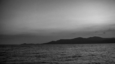 Karimun jawa Adası Endonezya merkezi Java siyah beyaz style ile