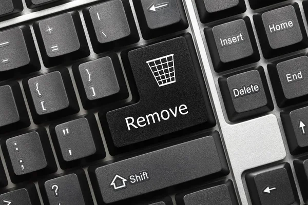 Konceptuální klávesnice - Remove (černý klíč) — Stock fotografie
