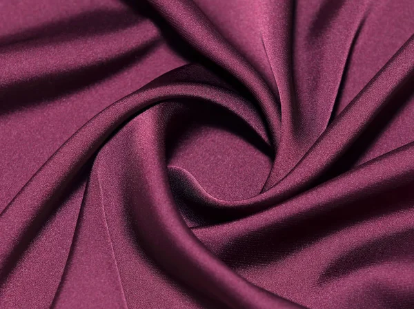 Twisted maroon silk — Stockfoto