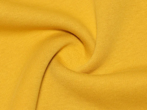 Tissu jaune torsadé — Photo