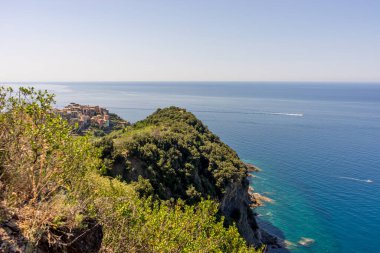Avrupa, İtalya, Cinque Terre, Corniglia, büyük bir su kütlesi