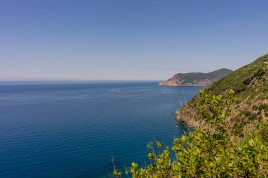 Avrupa, İtalya, Cinque Terre, Corniglia, büyük bir su kütlesi